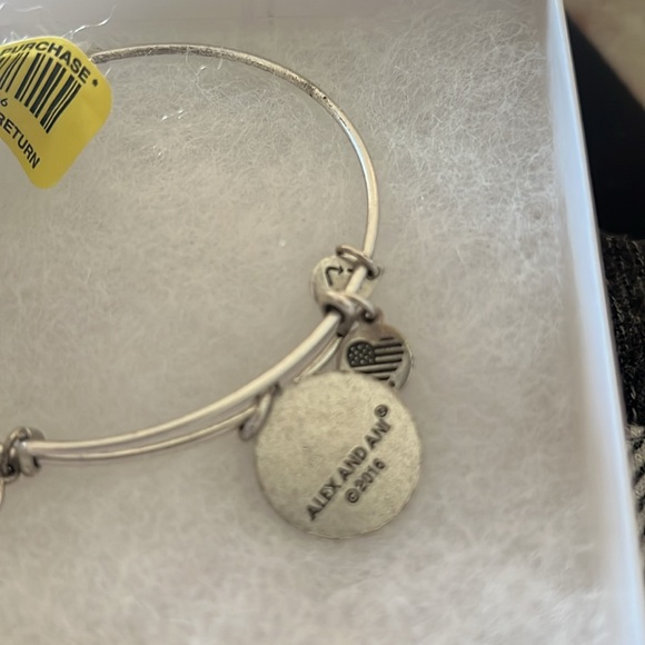 Alex and Ani initial “J” bracelet - Picture 3 of 5